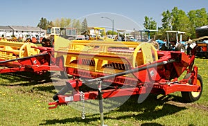 Hay rake machinery