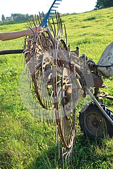 Hay Raker Farm Equipment