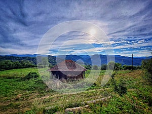 Hay storage photo