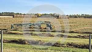 Hay Windrow Machine