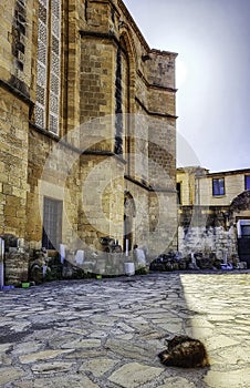 HaydarpaÃÅ¸a Mosque or formerly St. Catherine Church, Nicosia Cyprus photo