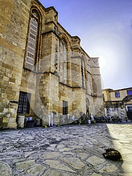 HaydarpaÃÅ¸a Mosque or formerly St. Catherine Church, Nicosia Cyprus photo