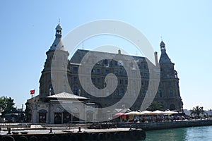 Haydarpasa station is a beautiful sight, Istanbul, Kadikoy, Turkey photo