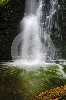 Hayden Run Falls in Summer, Columbus, Ohio