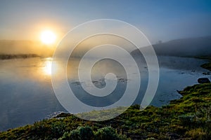 Hayden Valley and Yellowstone River, Yellowstone National Park