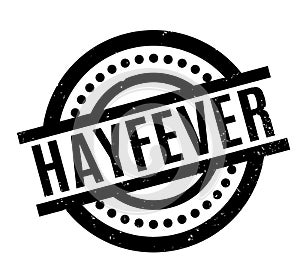Hayfever rubber stamp