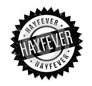 Hayfever rubber stamp