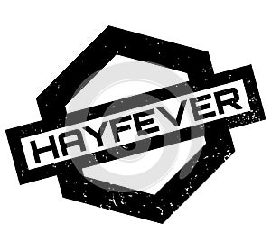 Hayfever rubber stamp