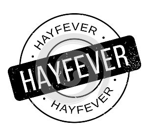 Hayfever rubber stamp