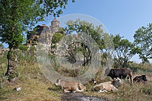 Hayravank Monastery on Sevan Lake in Armenia