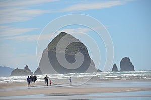 Haystack Rock at Cannon Beach, Oregon