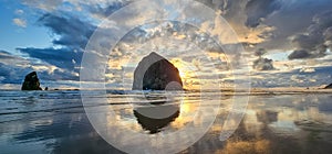 Haystack Rock Sunset