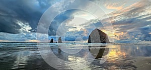 Haystack Rock Sunset