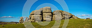 Haytor Rocks Dartmoor Park Devon England Europe photo