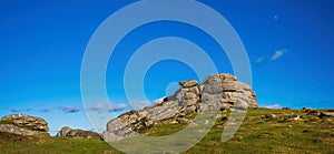 Haytor Rocks Dartmoor Park Devon England Europe photo