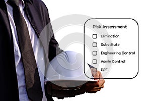 Hazard Identification and Risk Assessment concept.