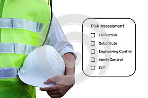 Hazard Identification and Risk Assessment concept.