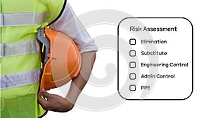 Hazard Identification and Risk Assessment concept.