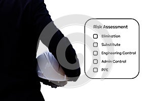 Hazard Identification and Risk Assessment concept.