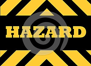 Hazard warning sign