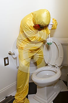 Hazardous household cleaning photo