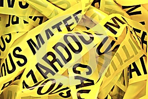 Hazardous Material Tape photo