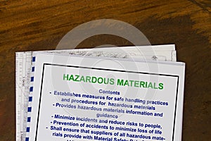 HAZARDOUS MATERIALS