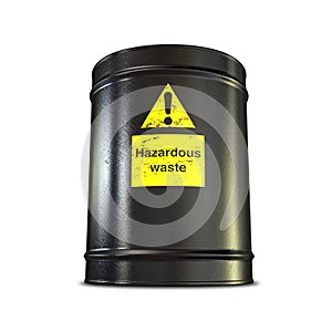 Hazardous Waste Barrel