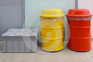 Hazardous Waste Disposal Barrels