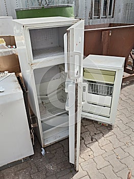 Hazardous waste - fridges dump