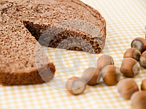 Hazelnut cake photo