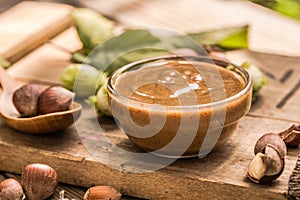 Hazelnut Chocolate Date Spread vegan and sugar-free