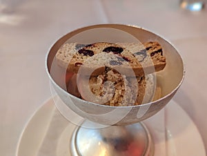 Hazelnut gelato biscotti