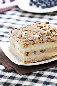 Hazelnut Napoleon Cake