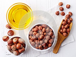 Hazelnut oil