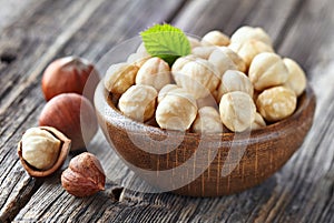 Hazelnuts kernel