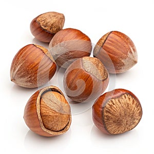 Hazelnuts Realistic Nuts photo