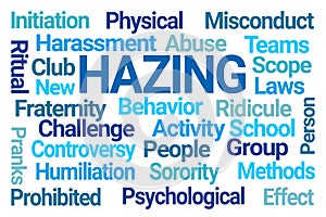 Hazing Word Cloud
