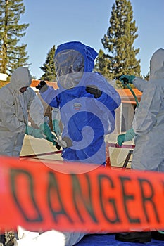 Hazmat crew