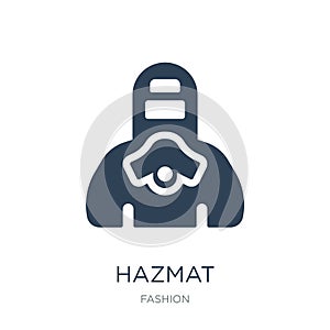 hazmat icon in trendy design style. hazmat icon isolated on white background. hazmat vector icon simple and modern flat symbol for