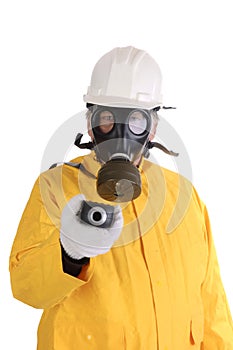 Hazmat worker