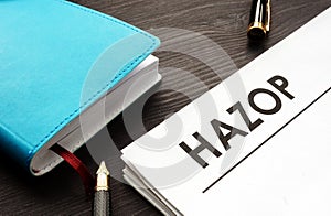 HAZOP hazard and operability study documents