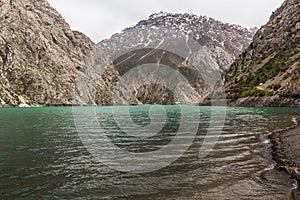 Hazor Chasma lake in Marguzor Haft Kul in Fann mountains, Tajikist