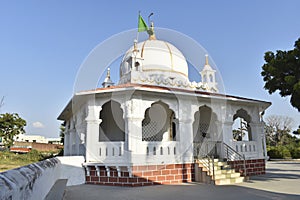 Hazrat Pir Ilyas Ahmed Khattu Bawa Dargah and Mosque, rear view at Dholka photo