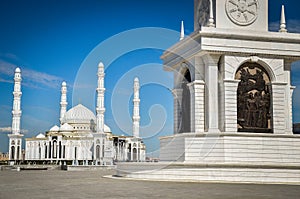 The Hazrat Sultan Mosque in Astana, Kazakhstan photo