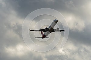 HB-JVM Helvetic Airways Embraer E190LR jet in Zurich in Switzerland