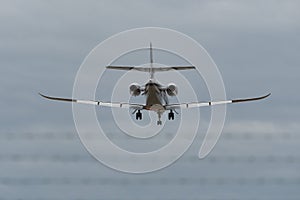 HB-VMS Cessna 680A Citation Latitude jet in Zurich in Switzerland