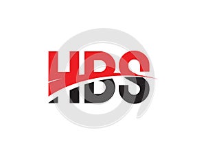 HBS Letter Initial Logo Design Vector Illustration photo