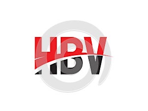 HBV Letter Initial Logo Design Vector Illustration