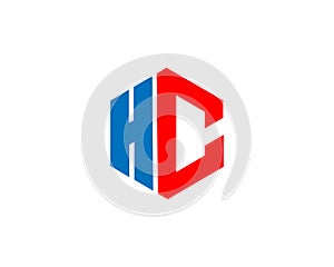 HC logo monogram design template